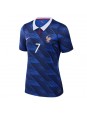 Frankreich Ousmane Dembele #7 Heimtrikot für Frauen WM 2026 Kurzarm Frankreich Ousmane Dembele #7 Heimtrikot für Frauen WM 2026 Kurzarm